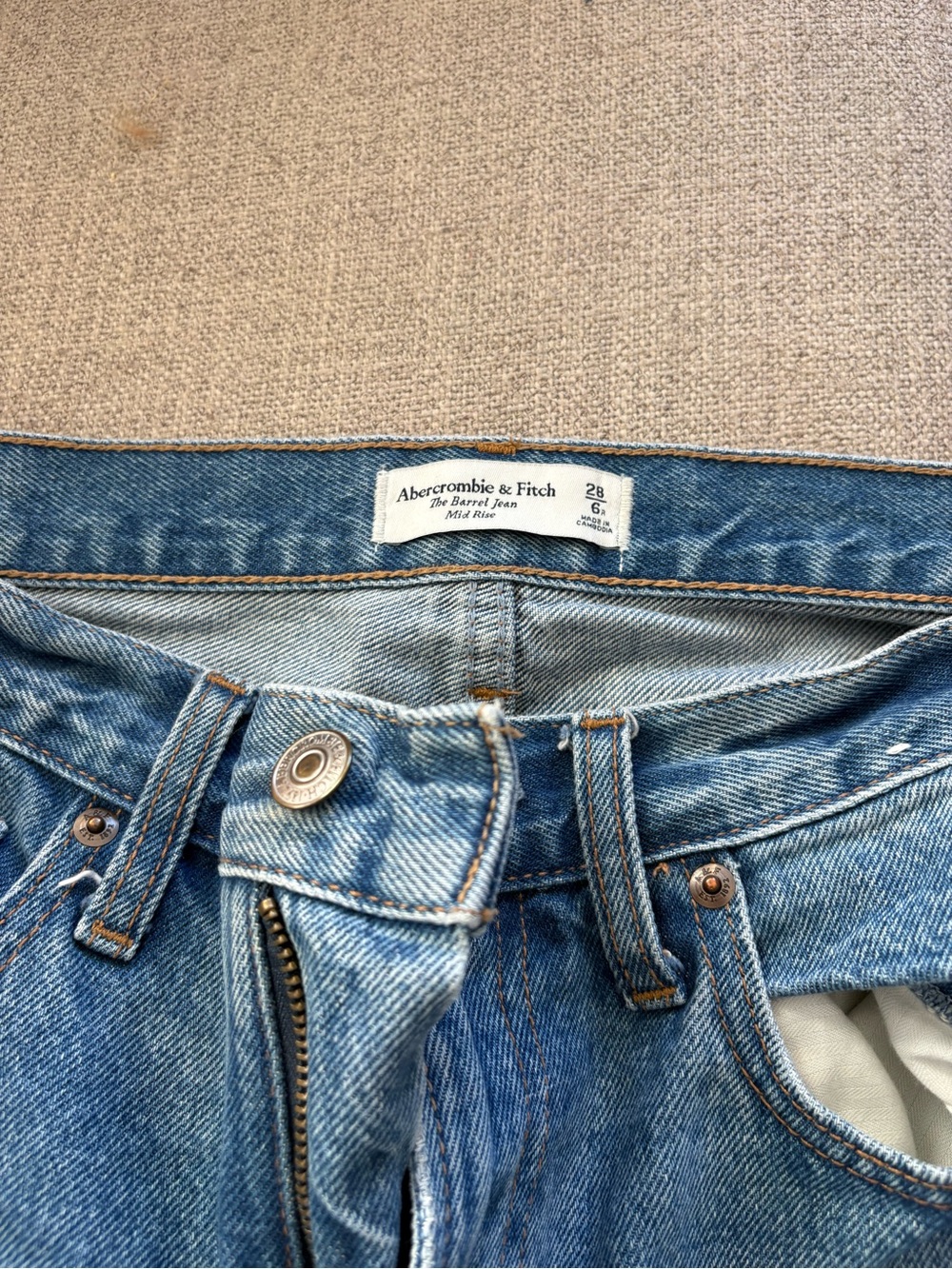 Abercrombie & Fitch Light Blue High Rise Women’s Jeans